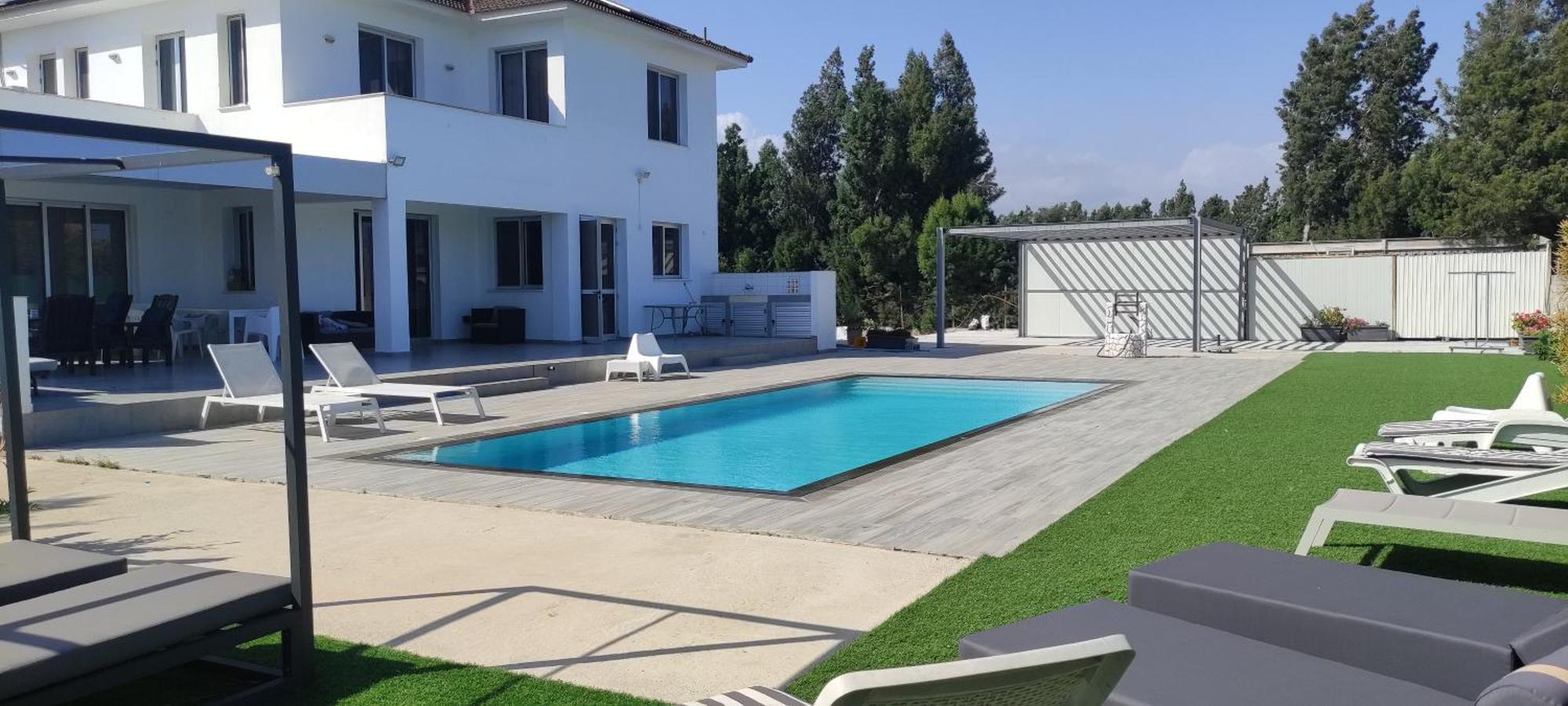Kiti Village Villa, Cyprus, Salt-Water Pool, 6 Bedrooms, Larnaca ภายนอก รูปภาพ